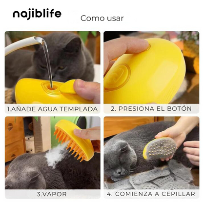 Cepillo con vapor 3 en 1